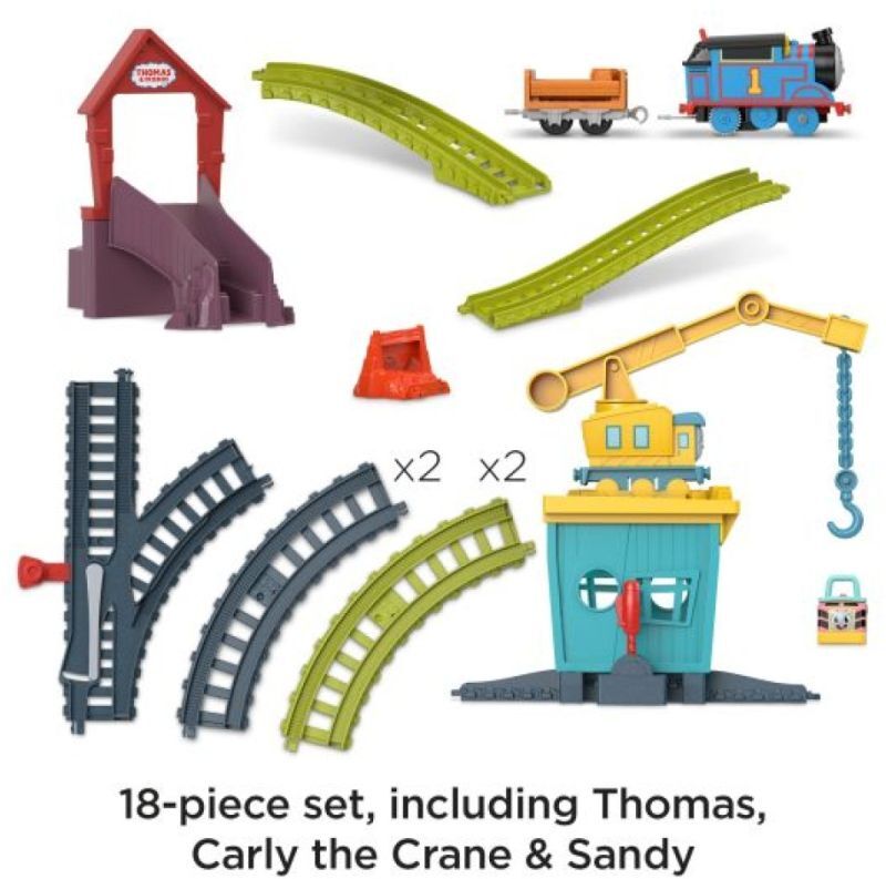 Fisher Price Thomas Πίστα & Σταθμός Επισκευών Με Την Κάρλι & Τη Σάντι (HDY58) φωτογραφία