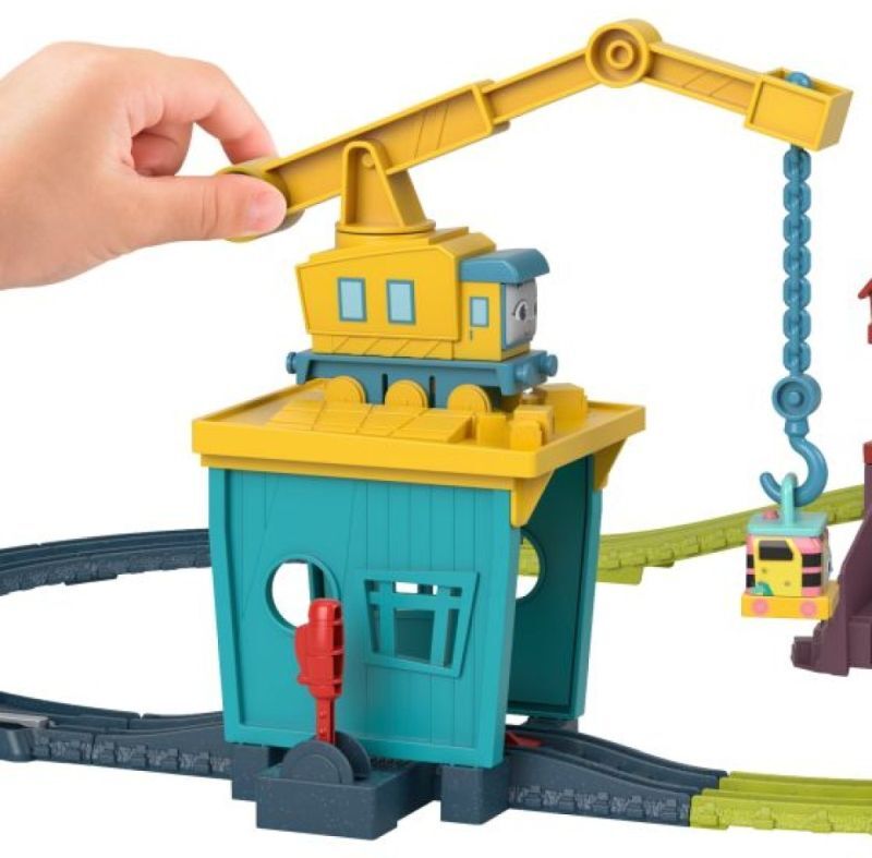 Fisher Price Thomas Πίστα & Σταθμός Επισκευών Με Την Κάρλι & Τη Σάντι (HDY58) φωτογραφία