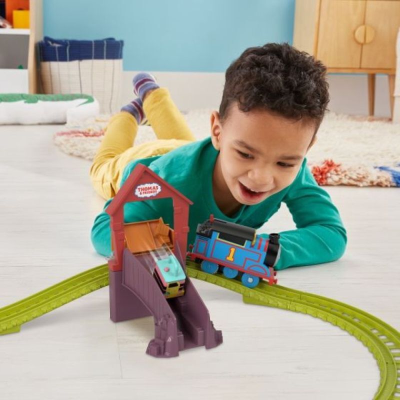 Fisher Price Thomas Πίστα & Σταθμός Επισκευών Με Την Κάρλι & Τη Σάντι (HDY58) φωτογραφία