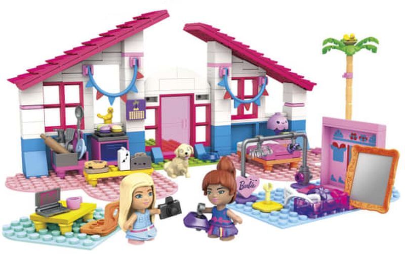 Mega Bloks Barbie Σπίτι Malibu-300 Τμχ (GWR34)