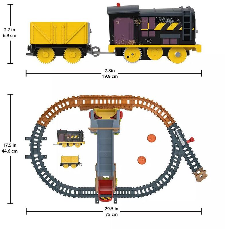 Fisher Price Thomas Πίστα Παράδοσης Φορτίων Με Τον Diesel (JBW20) φωτογραφία