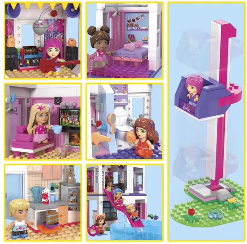F.P. Mega Bloks Barbie Color Reveal Dreamhouse (HHM01) φωτογραφία