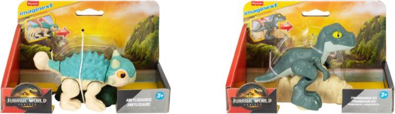 Fisher Price Imaginext-Jurassic World Rebirth Φιγούρες-2 Σχέδια (JDK79) - φωτογραφία 3