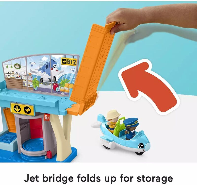 Fisher Price Little People Αεροδρόμιο (HTJ26) - φωτογραφία 4