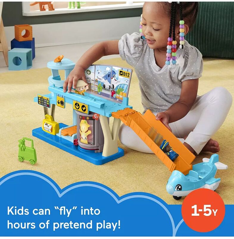 Fisher Price Little People Αεροδρόμιο (HTJ26) - φωτογραφία 5