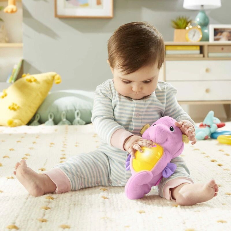 Fisher Price Ιππόκαμπος Φωτεινό Αλογάκι Της Θάλασσας-Ροζ (DGH73) - φωτογραφία 6