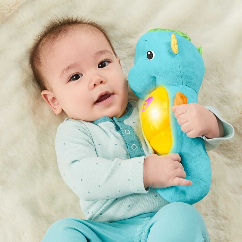 Fisher Price Ιππόκαμπος Φωτεινό Αλογάκι Της Θάλασσας-Σιέλ (DGH82) - φωτογραφία 4