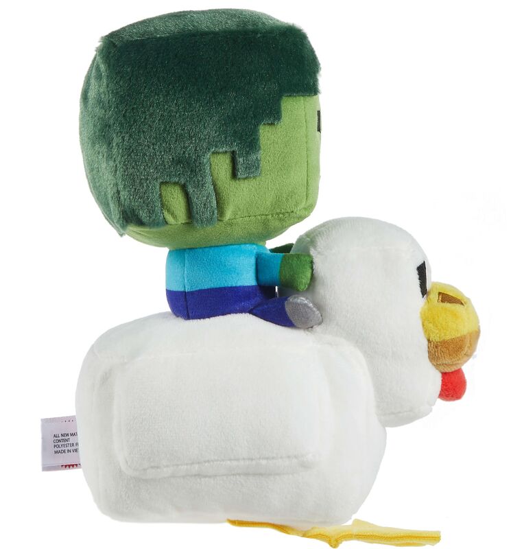 Minecraft Deluxe Λούτρινο Chicken Jockey 20cm (JMY77) - φωτογραφία 4