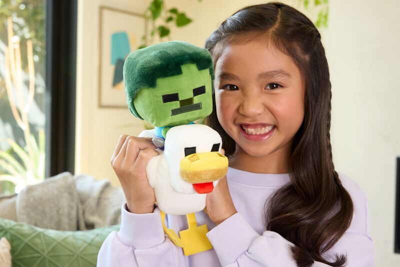 Minecraft Deluxe Λούτρινο Chicken Jockey 20cm (JMY77) - φωτογραφία 5