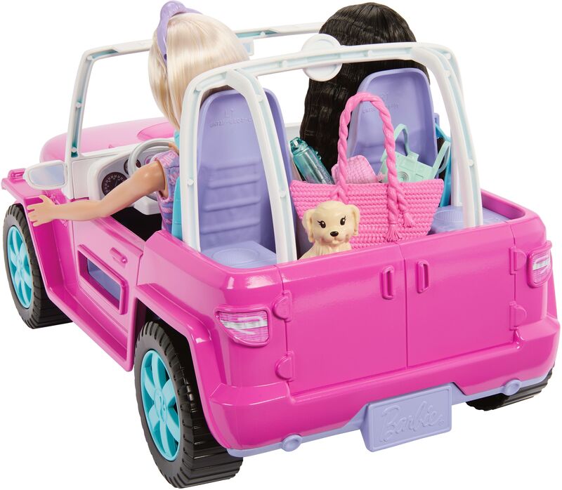 Barbie Σετ 2 Κούκλες & Jeep (JMP80) - φωτογραφία 6