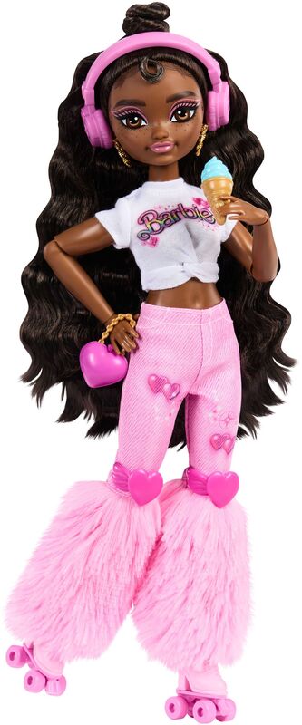 Barbie Dream Besties Roller Skate-Barbie Brooklyn (JFX97)