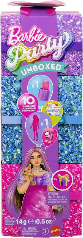 Barbie Party Unboxed Glam Party-Curvy (JFY67) - φωτογραφία 2