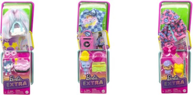 Barbie Extra-Σετ Ζωάκια & Αξεσουάρ-3 Σχέδια (HDJ38) - φωτογραφία 3