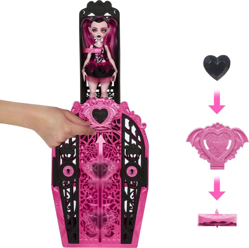 Monster High Mystery Monsters-Draculaura (HXH84) - φωτογραφία 6
