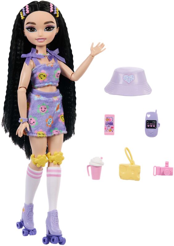 Barbie Dream Besties Roller Skate-Renee (JFX99) - φωτογραφία 3