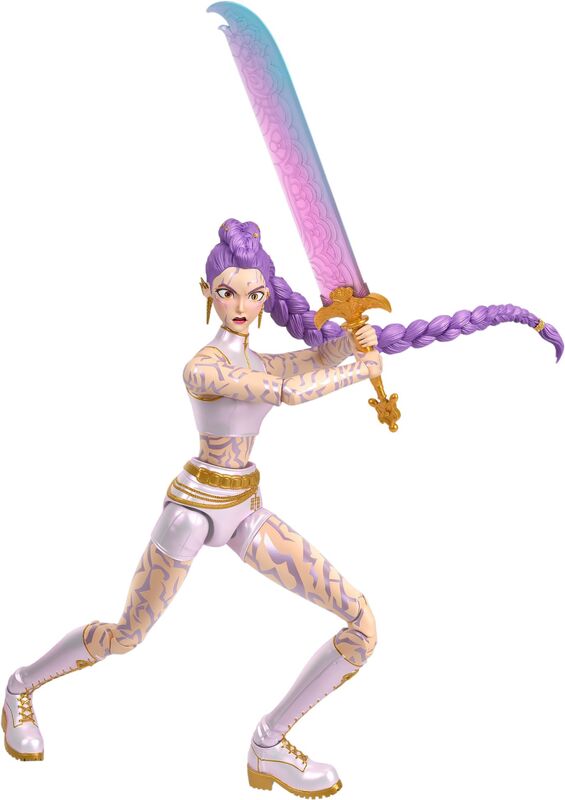 Mattel Σετ 2 Φιγούρες K-Pop Demon Hunters Με Αξεσουάρ Rumi & Jinu 15cm - JRY40 - φωτογραφία 3