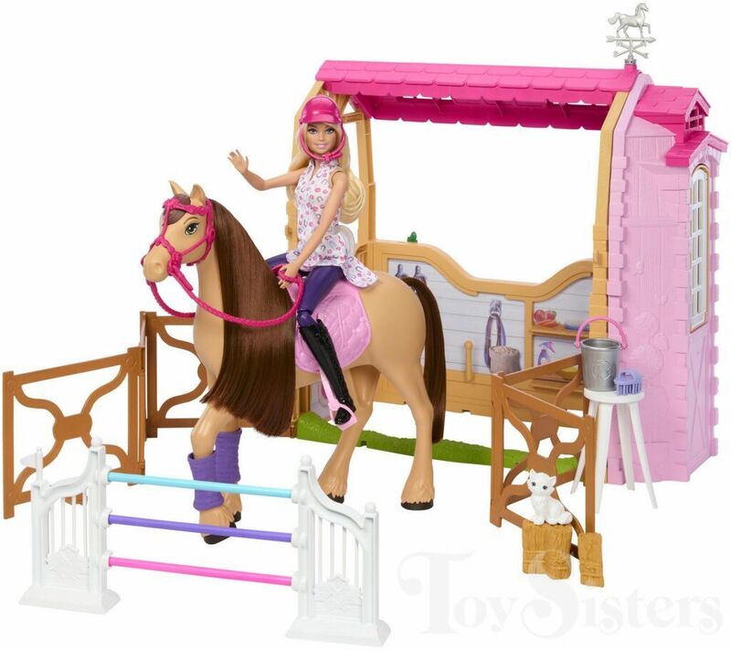 Barbie The Great Horse Chase Στάβλος (HXJ44) - φωτογραφία 4