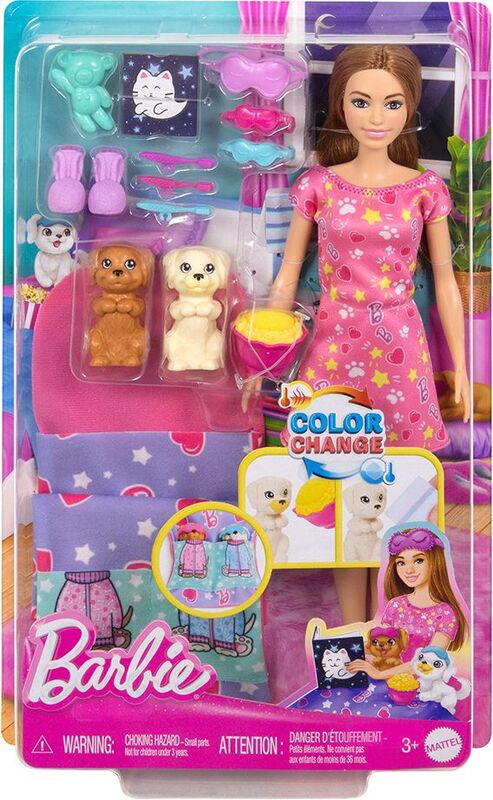 Barbie Sleepover Με Κουταβάκια (HXN01) - φωτογραφία 2