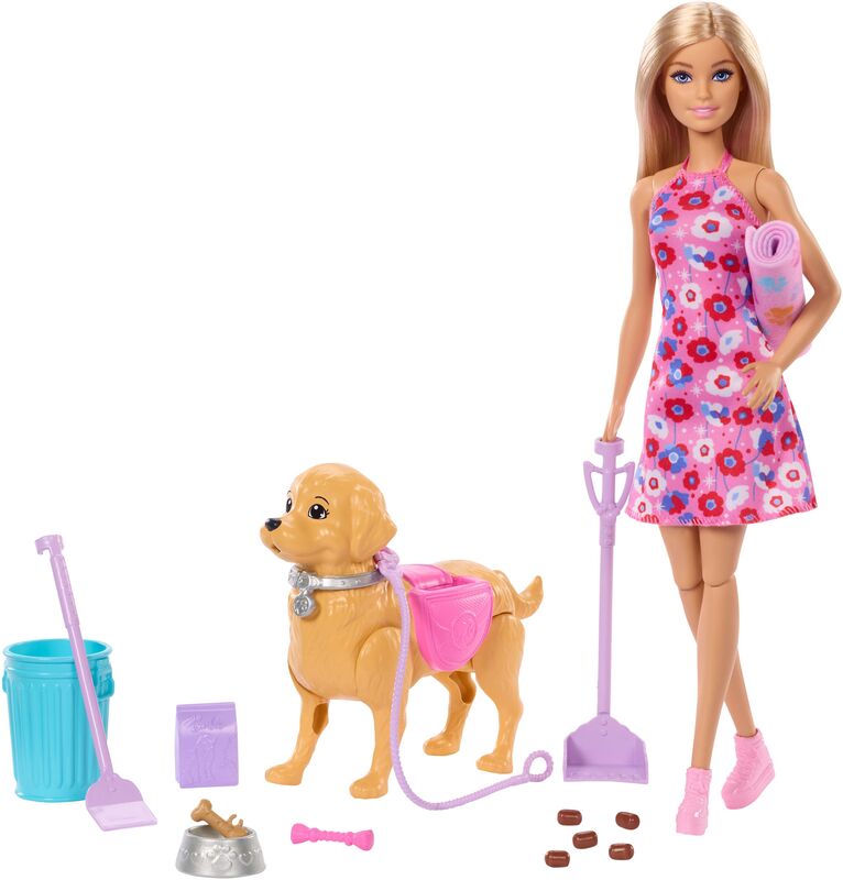 Barbie Βόλτα Με Σκυλάκι (JJB46)