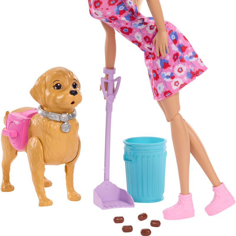 Barbie Βόλτα Με Σκυλάκι (JJB46) - φωτογραφία 3