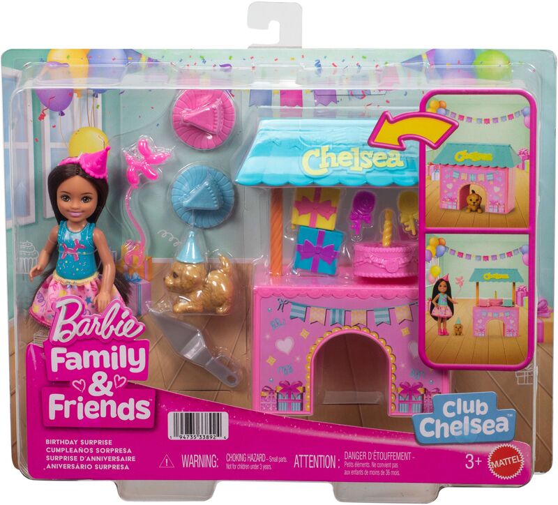 Mattel Barbie Club Chelsea Σετ Πάρτι Γενεθλίων Κούκλα Και Αξεσουάρ - JJB41 - φωτογραφία 2