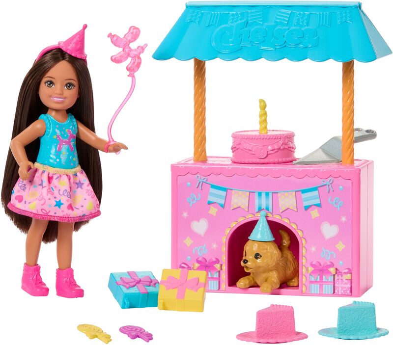 Mattel Barbie Club Chelsea Σετ Πάρτι Γενεθλίων Κούκλα Και Αξεσουάρ - JJB41 - φωτογραφία 3