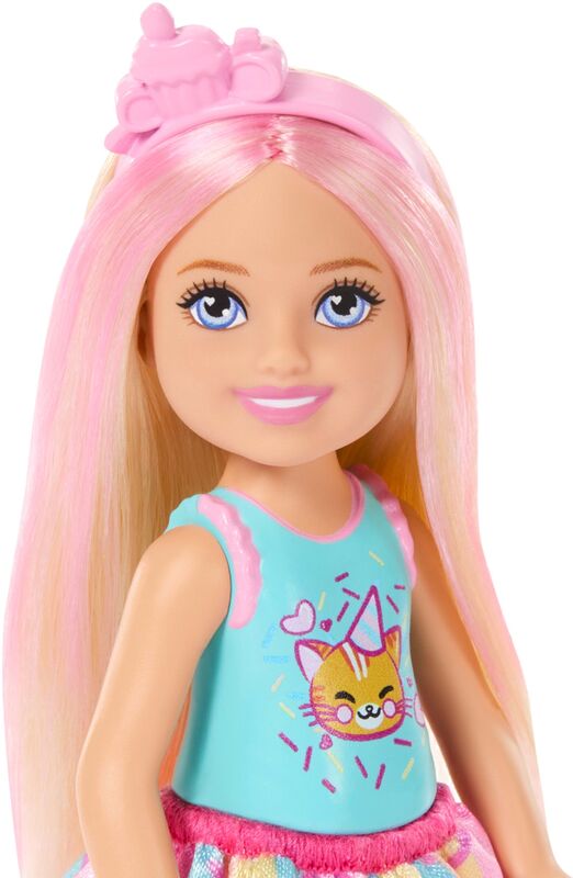 Mattel Barbie Club Chelsea Χαρούμενα Γενέθλια Κούκλα Kαι Αξεσουάρ - JJB37 - φωτογραφία 3