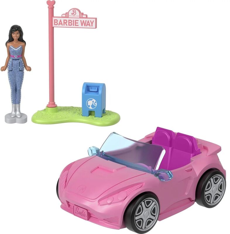 Barbie Mini Barbieland-Οχήματα-5 Σχέδια (HYF38) - φωτογραφία 5