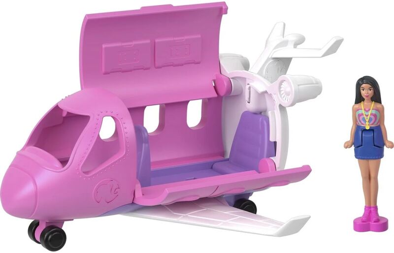 Barbie Mini Barbieland-Οχήματα-5 Σχέδια (HYF38) - φωτογραφία 7