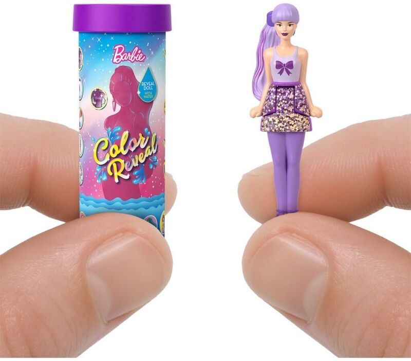 Mattel Κουκλίτσα Mini Barbieland Color Reveal 3cm Σε 6 Σχέδια - HYF28 - φωτογραφία 3