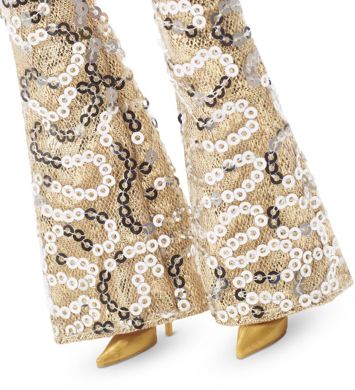 Barbie Movie-Gold Disco Jumpsuit (HPJ99) - φωτογραφία 4