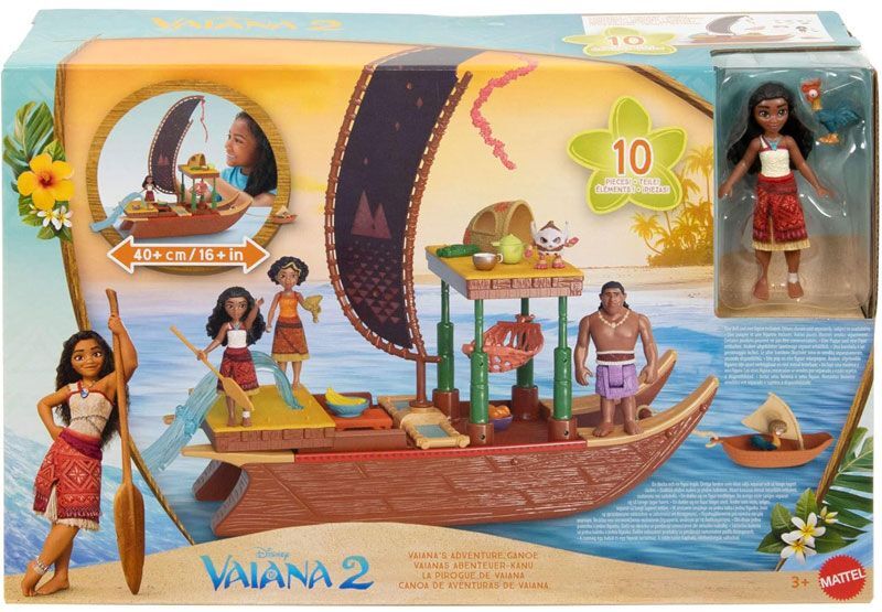 Disney Princess Βαϊάνα-Μίνι Κούκλες Βαϊάνα & Καράβι (JBT78) φωτογραφία