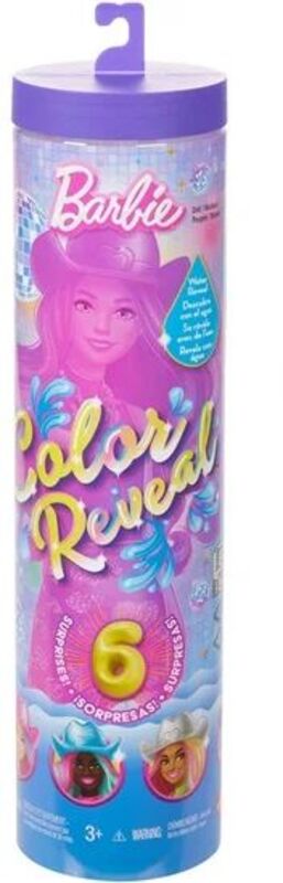 Barbie Color Reveal-Disco Star Series-4 Σχέδια-1Τμχ (JCP01)