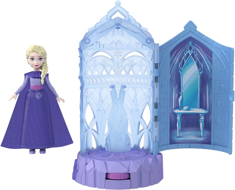 Disney Frozen Mini Κούκλες-Πυργάκι Έκπληξη-3 Σχέδια (JCR90) - φωτογραφία 3