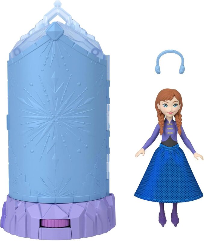 Disney Frozen Mini Κούκλες-Πυργάκι Έκπληξη-3 Σχέδια (JCR90) - φωτογραφία 4