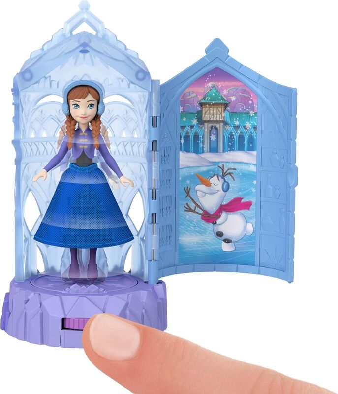 Disney Frozen Mini Κούκλες-Πυργάκι Έκπληξη-3 Σχέδια (JCR90) - φωτογραφία 5