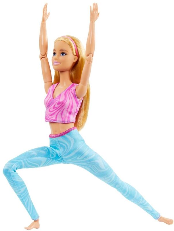 Mattel Barbie Αμέτρητες Κινήσεις Υoga Blonde - HRH27 - φωτογραφία 3