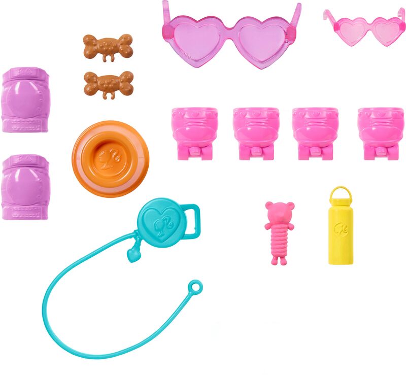 Barbie Roller Skates Με Σκυλάκι (JMJ44) - φωτογραφία 3