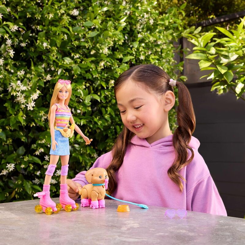 Barbie Roller Skates Με Σκυλάκι (JMJ44) - φωτογραφία 6