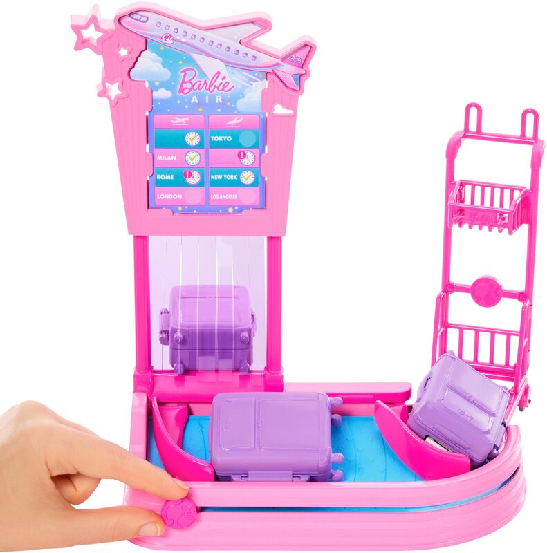 Mattel Barbie Κούκλα Στο Αεροδρόμιο - JMJ49 - φωτογραφία 3