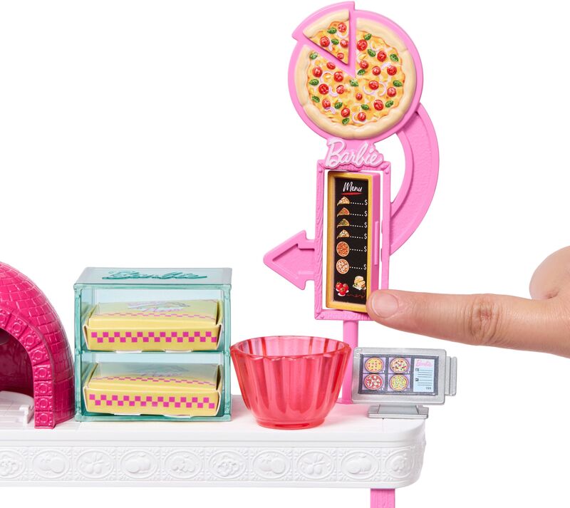 Mattel Barbie Κούκλα Με Πιτσαρία - JMK21 - φωτογραφία 5