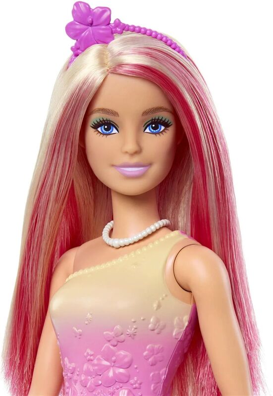 Mattel Barbie Πριγκίπισσα Ροζ Ανταύγειες - HRR08 - φωτογραφία 3