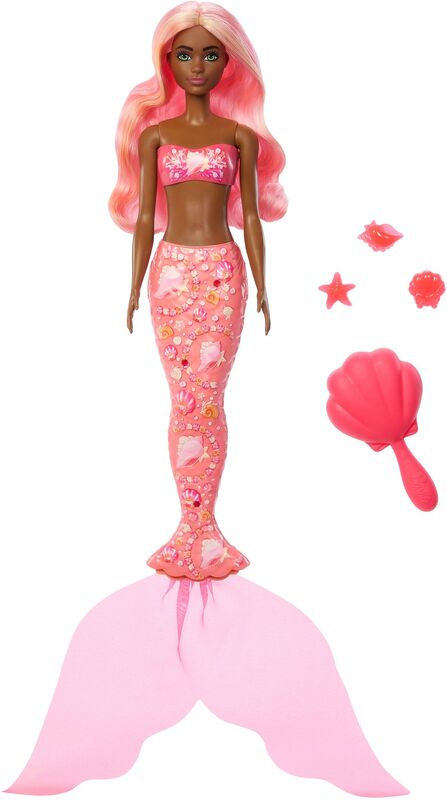 Barbie Color Reveal-Γοργόνες-4 Σχέδια (JMW61) - φωτογραφία 3