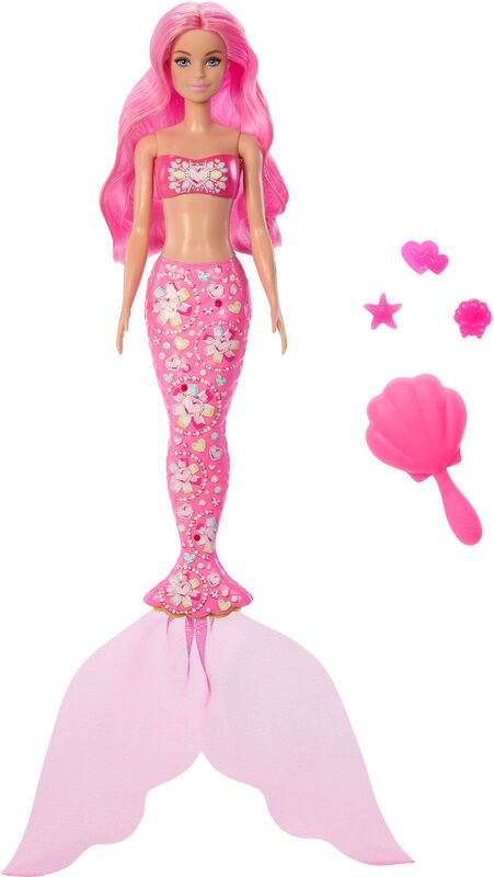Barbie Color Reveal-Γοργόνες-4 Σχέδια (JMW61) - φωτογραφία 6