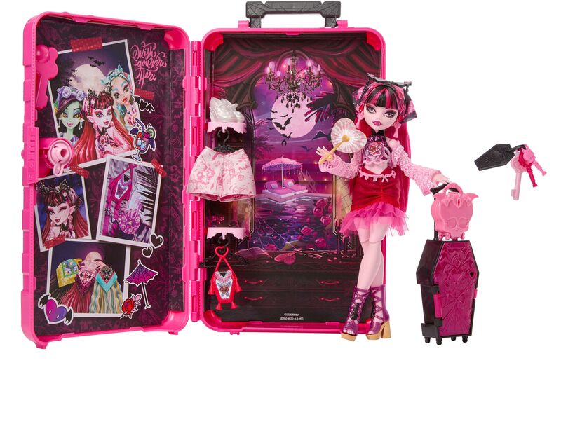 Mattel Monster High Βαλιτσάκι-Draculaura - JDR50 - φωτογραφία 3