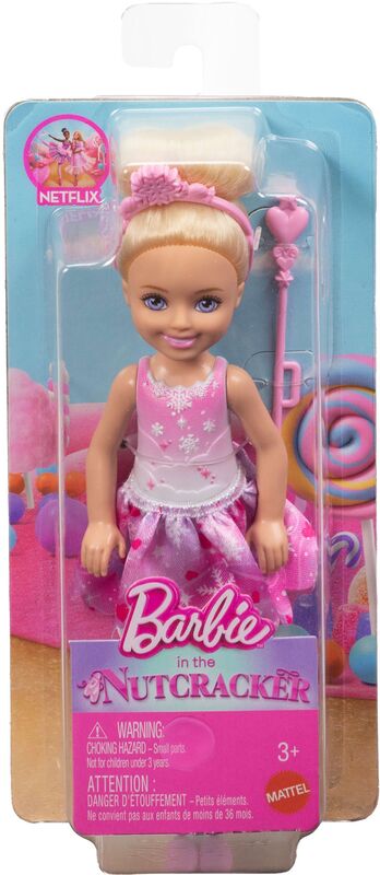 Mattel Barbie Καρυοθραύστης Κούκλα Chelsea Νεράιδα Του Χιονιού - JNB00 - φωτογραφία 2