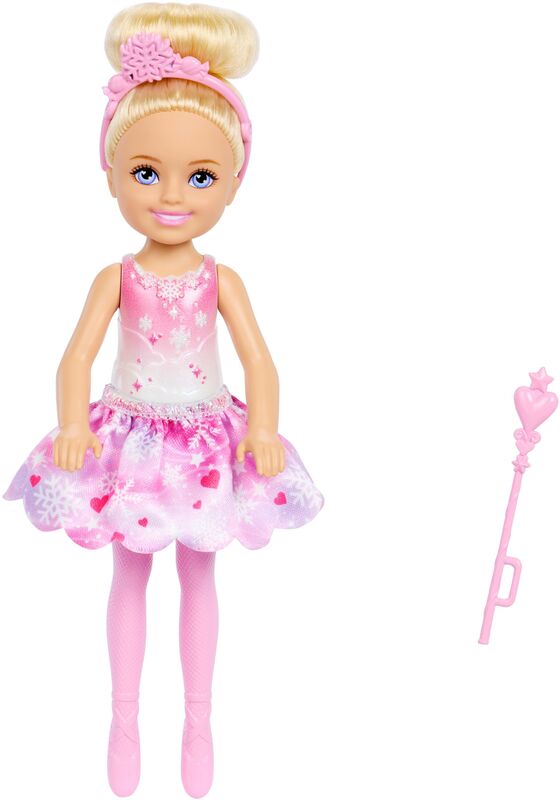 Mattel Barbie Καρυοθραύστης Κούκλα Chelsea Νεράιδα Του Χιονιού - JNB00 - φωτογραφία 3