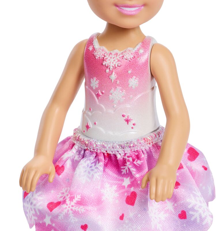 Mattel Barbie Καρυοθραύστης Κούκλα Chelsea Νεράιδα Του Χιονιού - JNB00 - φωτογραφία 5