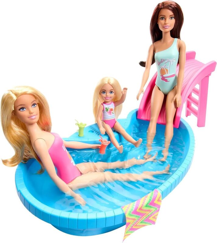 Barbie Εξωτική Πισίνα Με Κούκλα (HRJ74) φωτογραφία