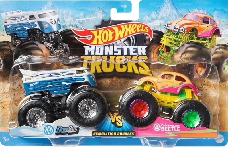 Monster Trucks Οχήματα Σετ Των 2-6 Σχέδια (FYJ64) φωτογραφία